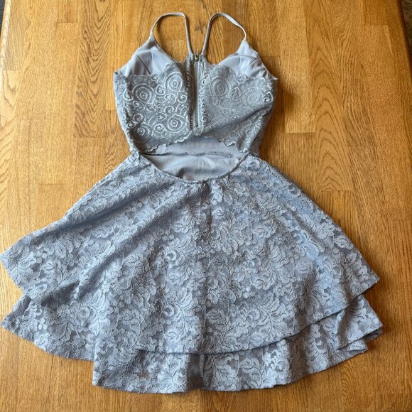 Windsor Light Blue Lace Dress Size XS - Picture 4 of 11